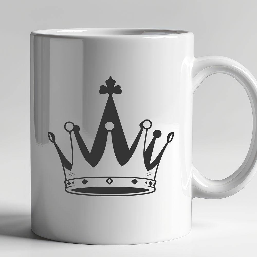 Elegant Vector Crown Icon A digital crown icon designed as a vector graphic in SVG format.