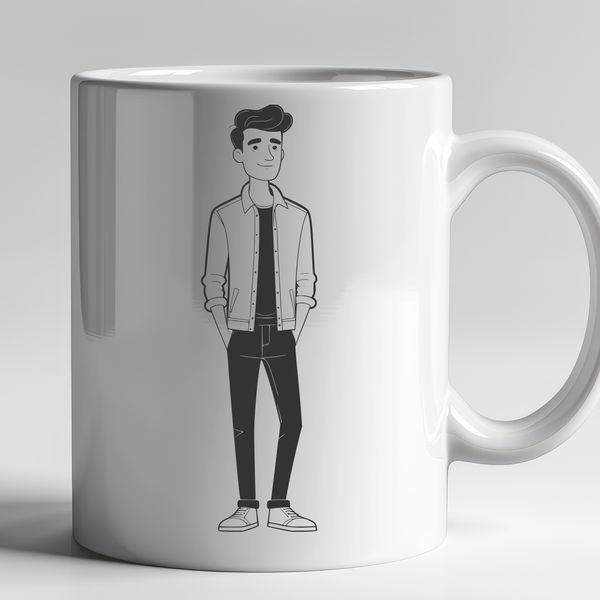 SVG Male Figure A digital illustration of a man in various poses.