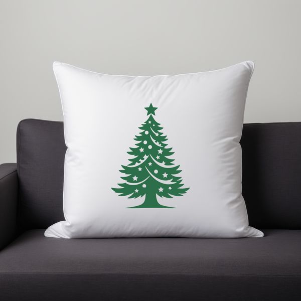 A stylized illustration of a Christmas tree, perfect for holiday decorations.