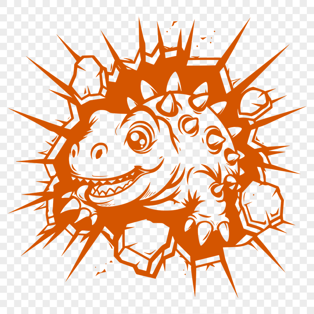 Unique Ankylosaurus Digital Art