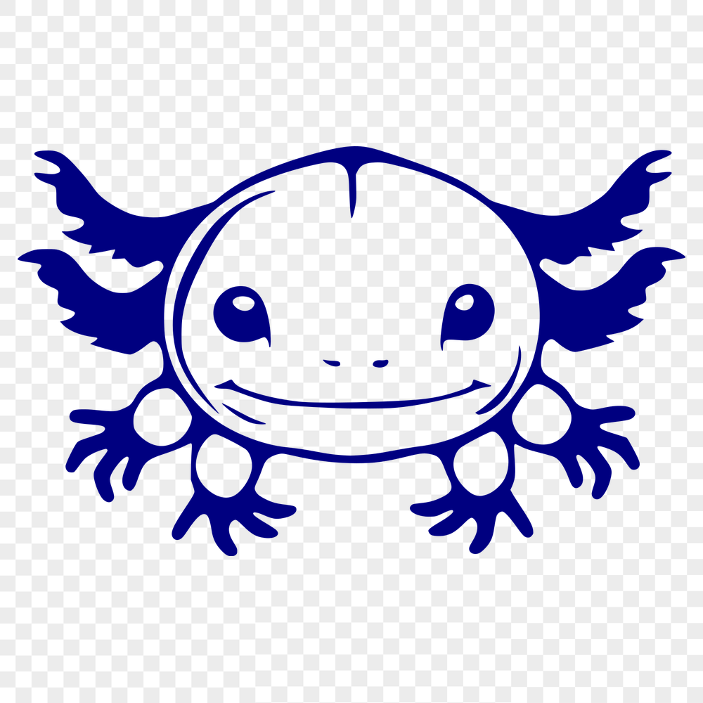 Stunning Axolotl Vector Image