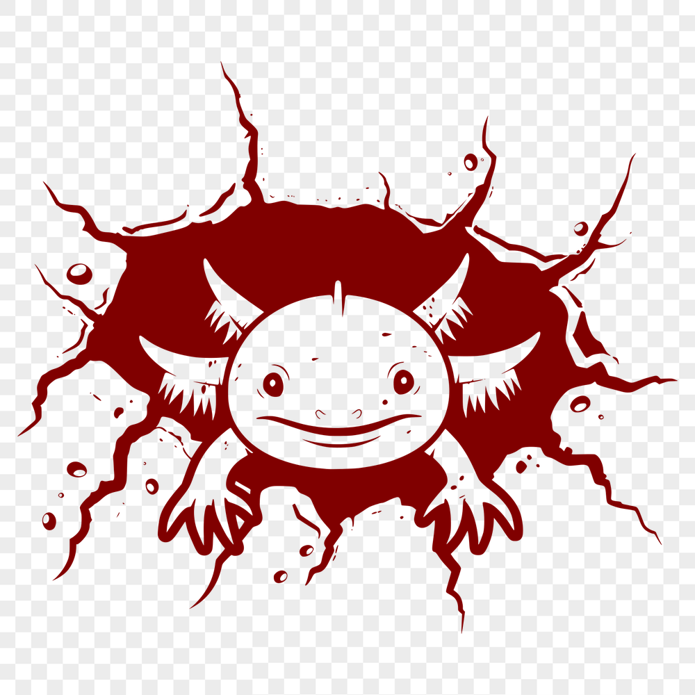 Stunning Axolotl Clip Art