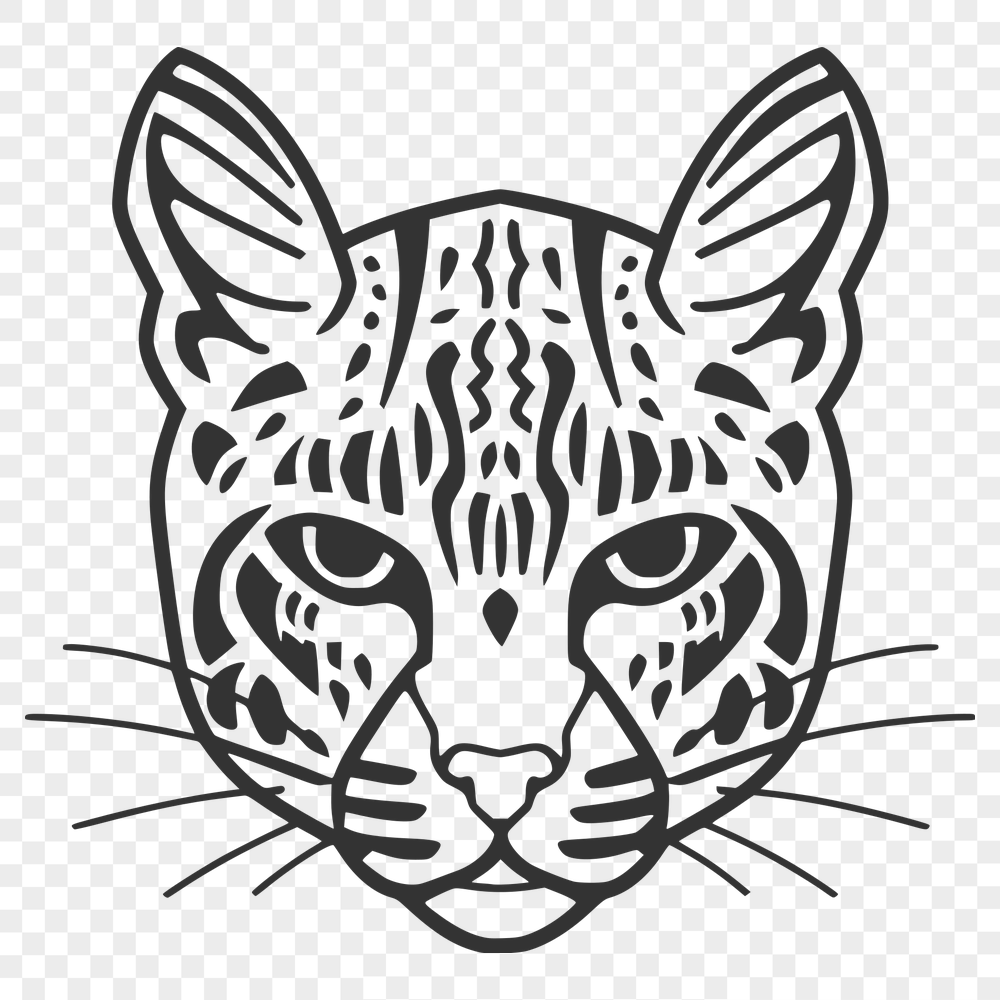 Unique Big Cat - For Laser Project