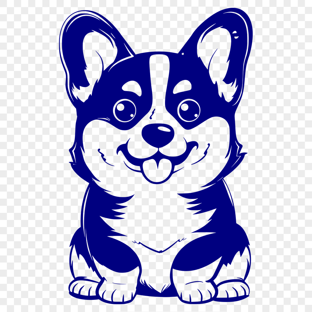 Stunning Corgi PNG