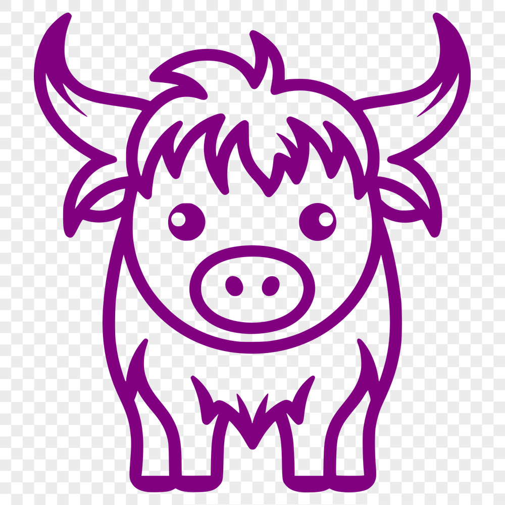 Stunning Cow Clipart