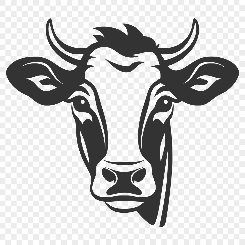 Free Unique Cow Clipart