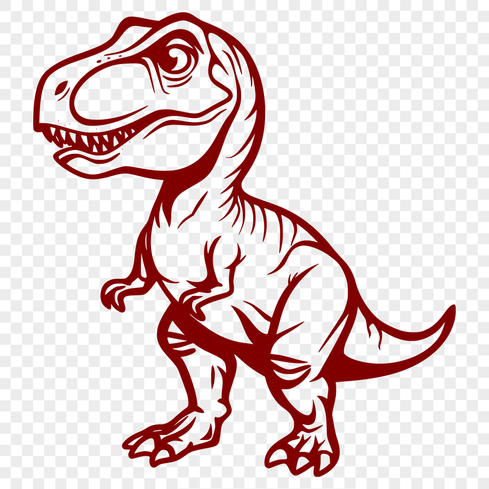 Free Dinosaur Digital Drawing