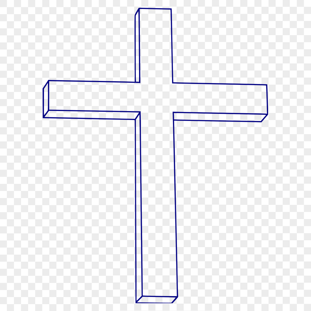 Artistic Crucifix Illustration