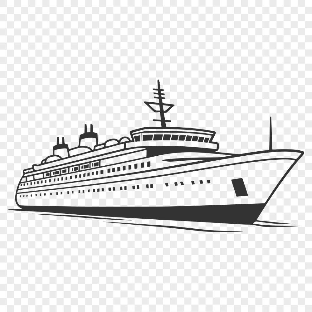 Free Cruise Ship - For Laser Cutter Project