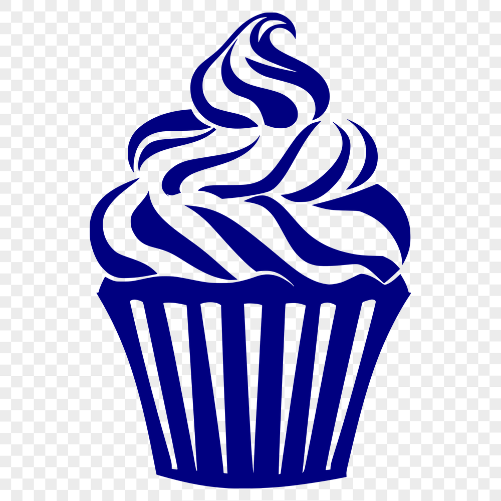 Free Unique Cupcake Vector Illustration