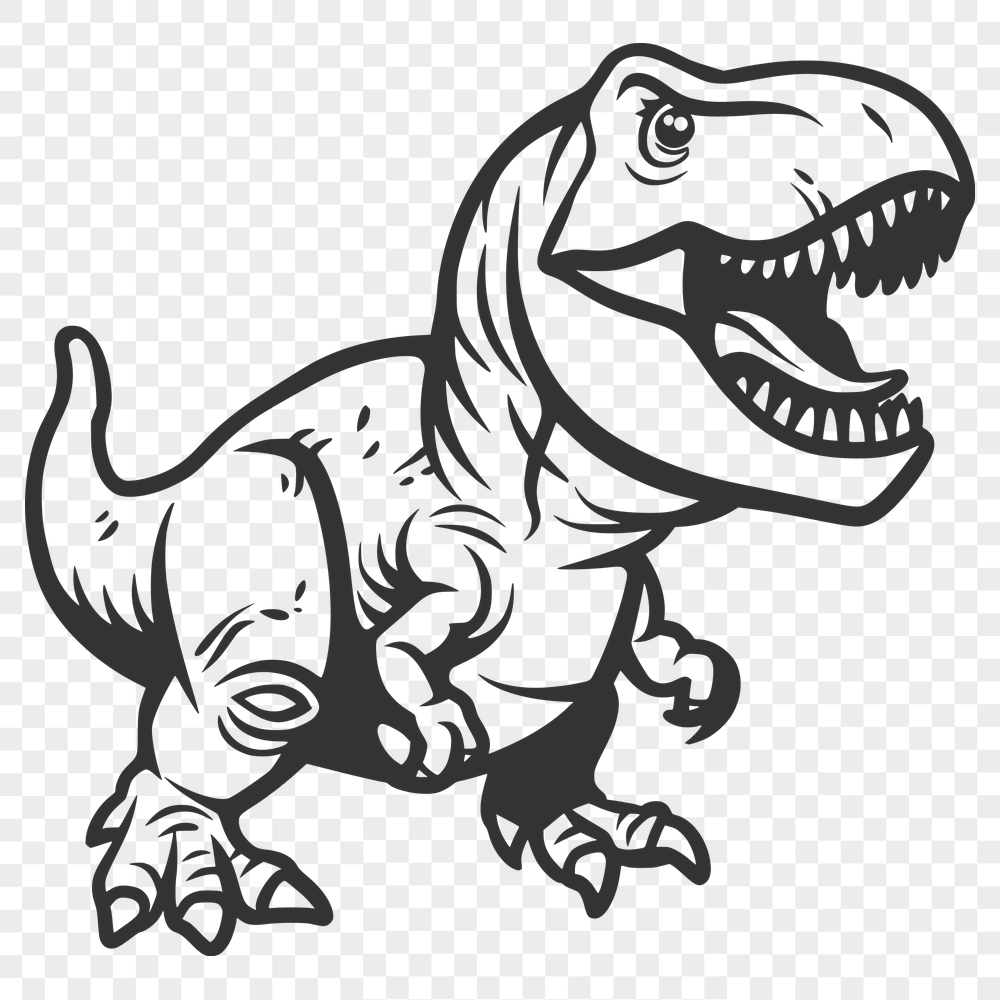 Free Beautiful Dinosaur Clipart