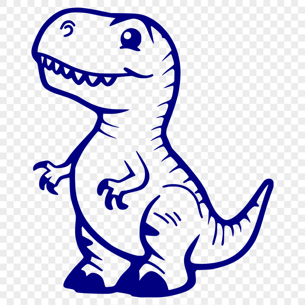 Beautiful Dinosaur Vector Craft File