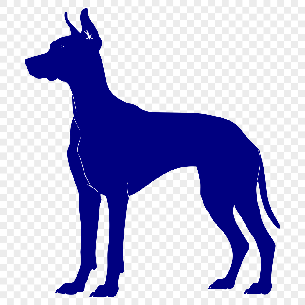 Standing Doberman Pinscher Stencil