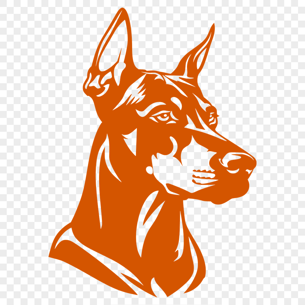 Artistic Doberman Pinscher - For Glowforge Project