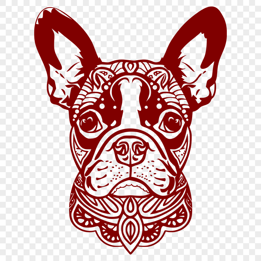 Ornate Dog DXF