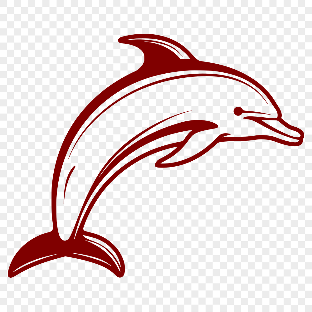 Unique Dolphin Clip Art