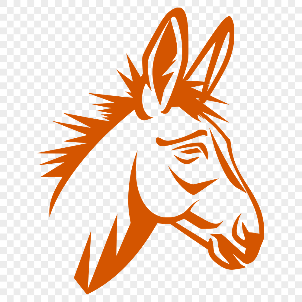 Free Artistic Donkey Digital Drawing