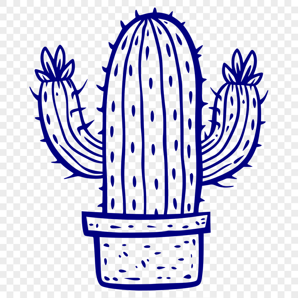 Free Artistic Cactus Digital Art