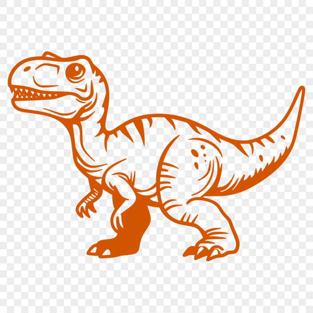 Free Dinosaur - Procreate DXF