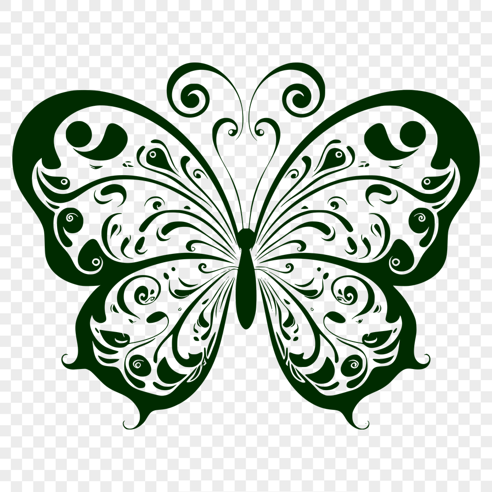 Free Stunning Butterfly Vector Drawing