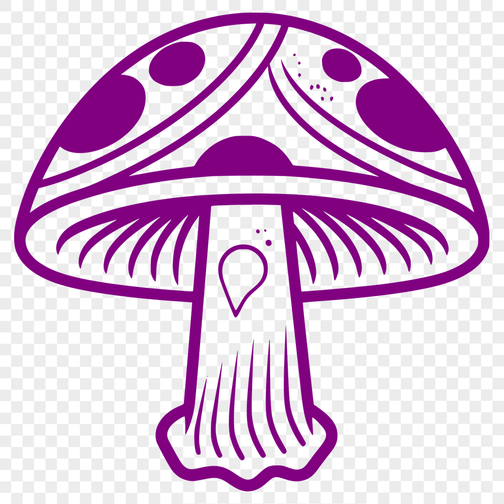 Artistic Mushroom Vector Craft File