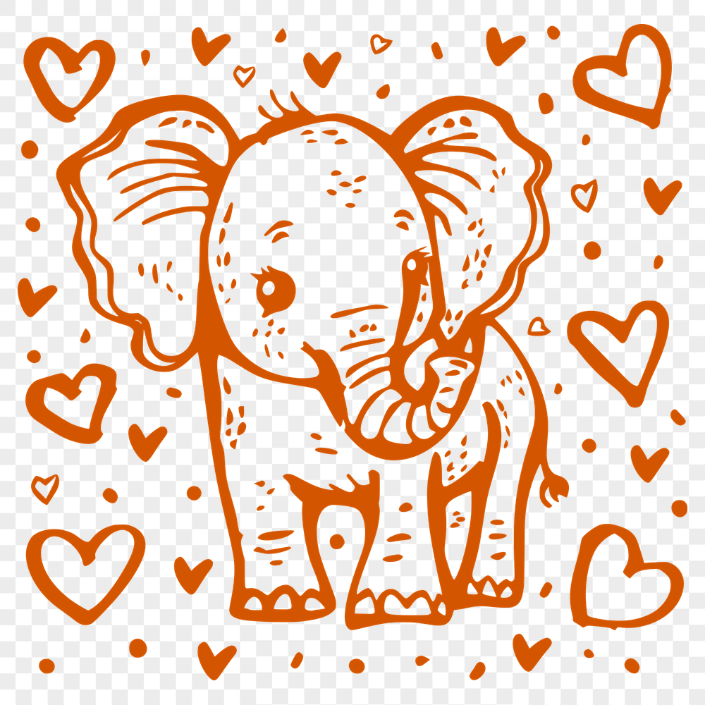 Cute Elephant - For Procreate Project