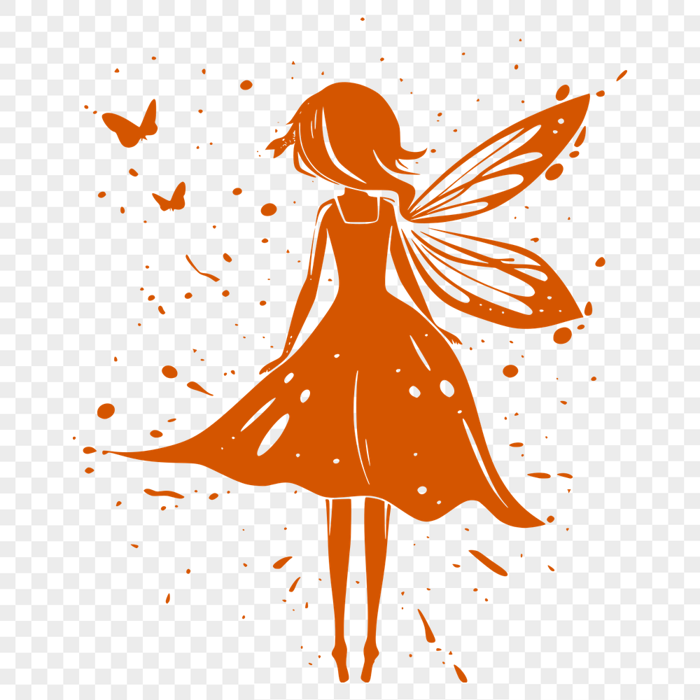 Free Free Fairy Vector Drawing