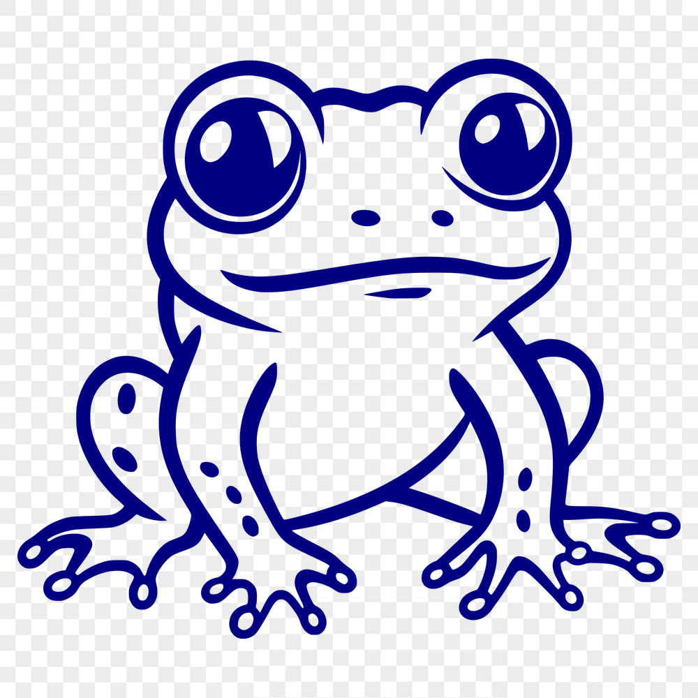 Free Frog SVG, PNG, PDF And DXF Files