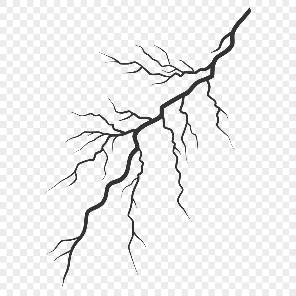 Lightning Vector Image In PNG & SVG - Free Digital Download