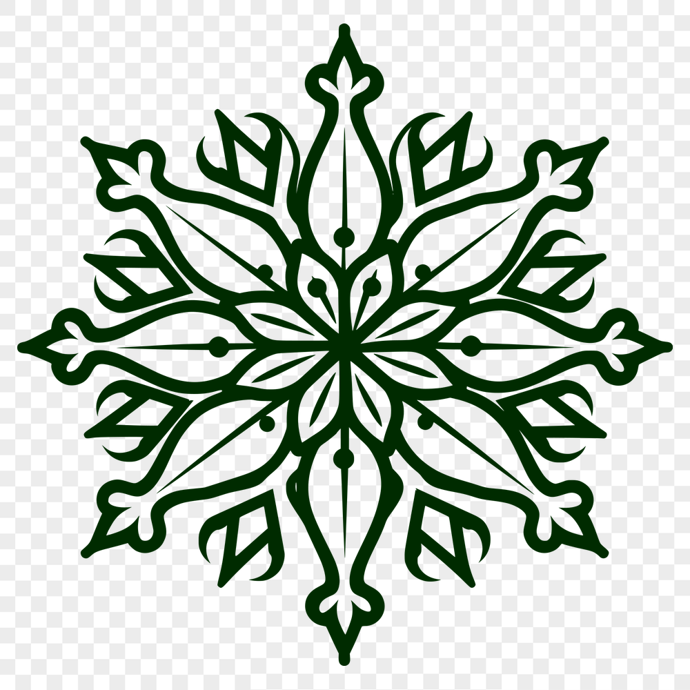 Artistic Snowflake - Laser DXF