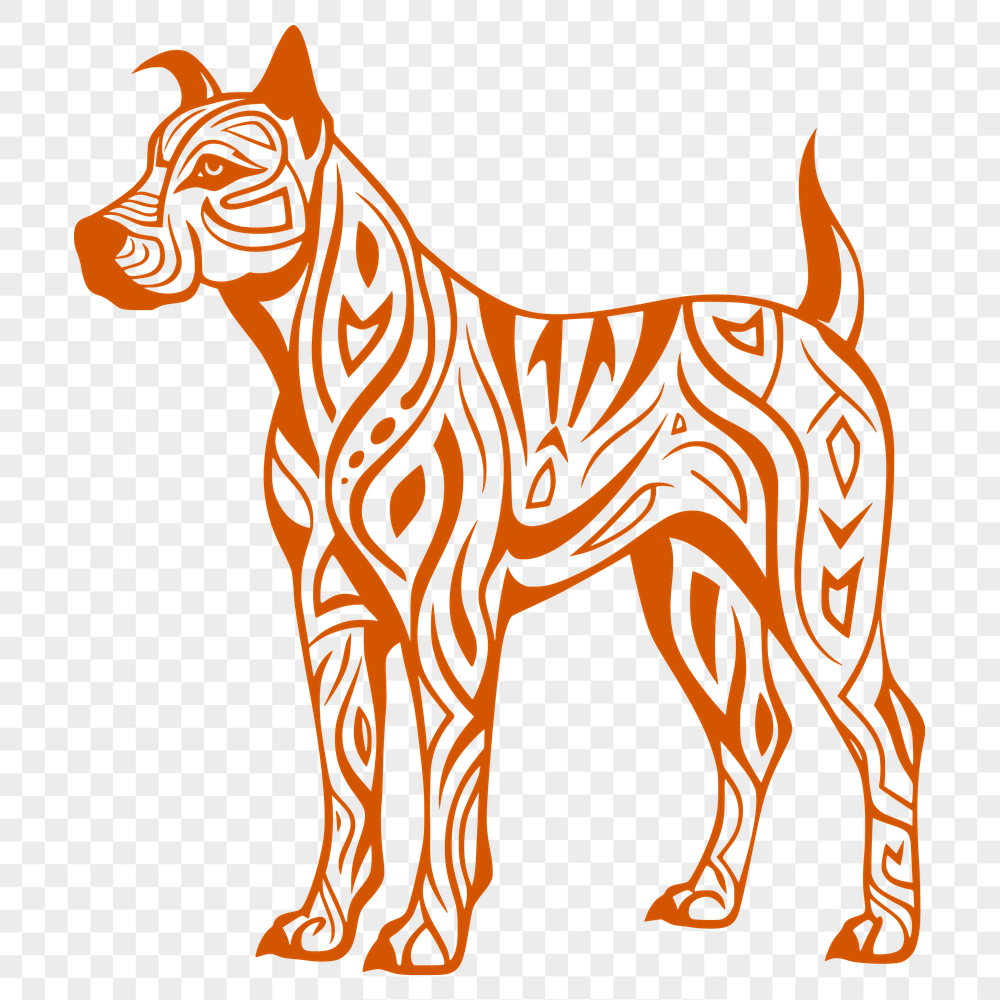 Ornate Dog Vector Craft File