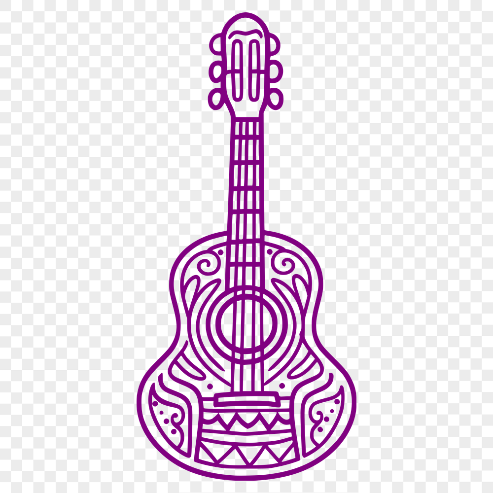 Free Ornate Guitar Artwork