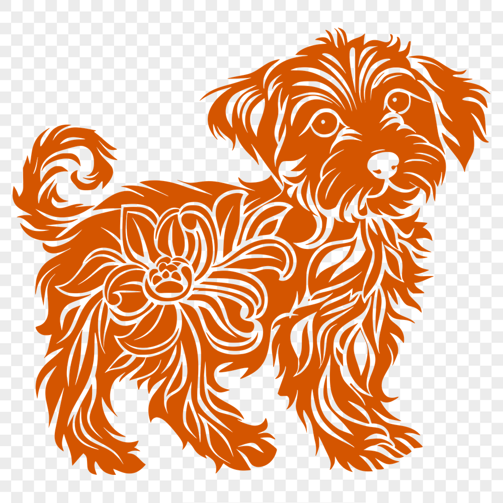 Standing Havanese Decal