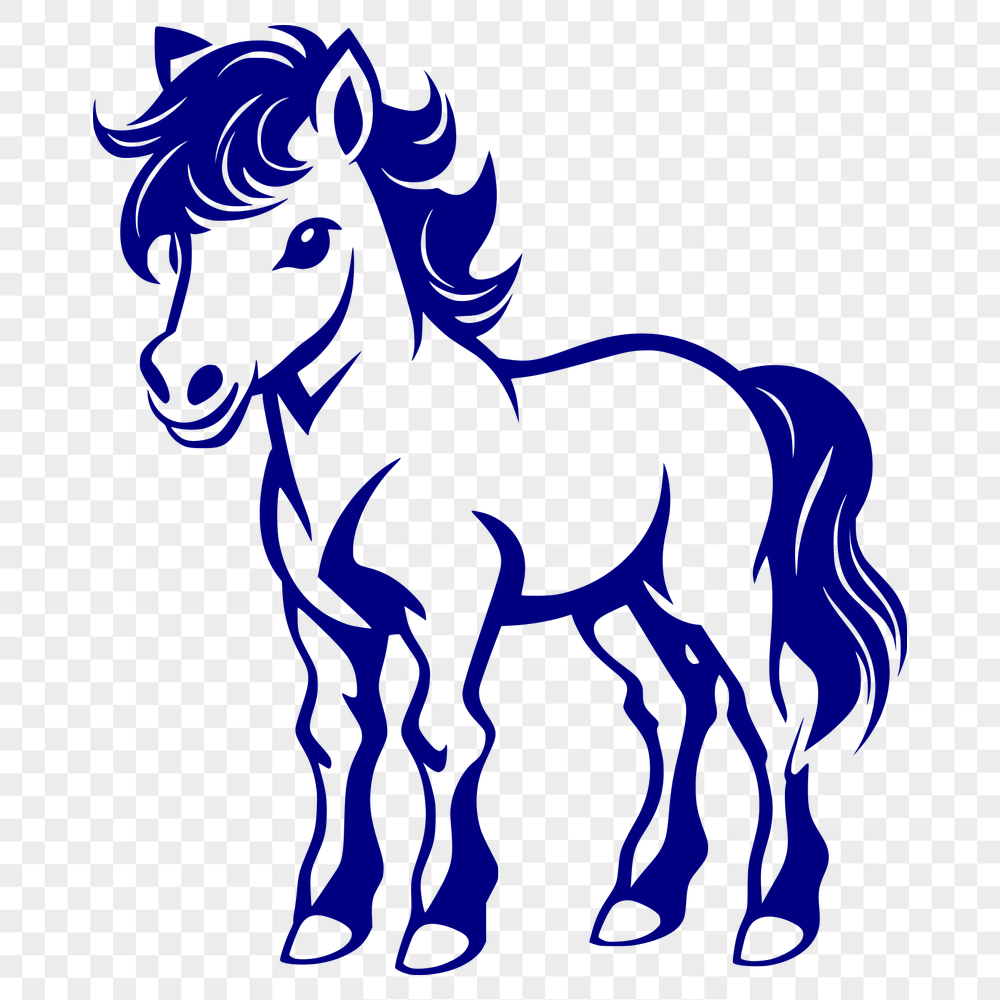 Unique Horse Image DXF - Free Download