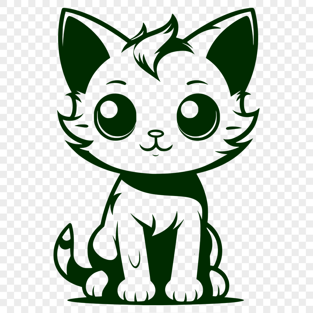 Creative Kitten PNG