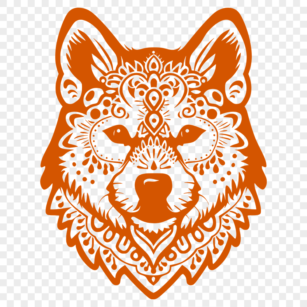 Ornate Shiba Inu Template