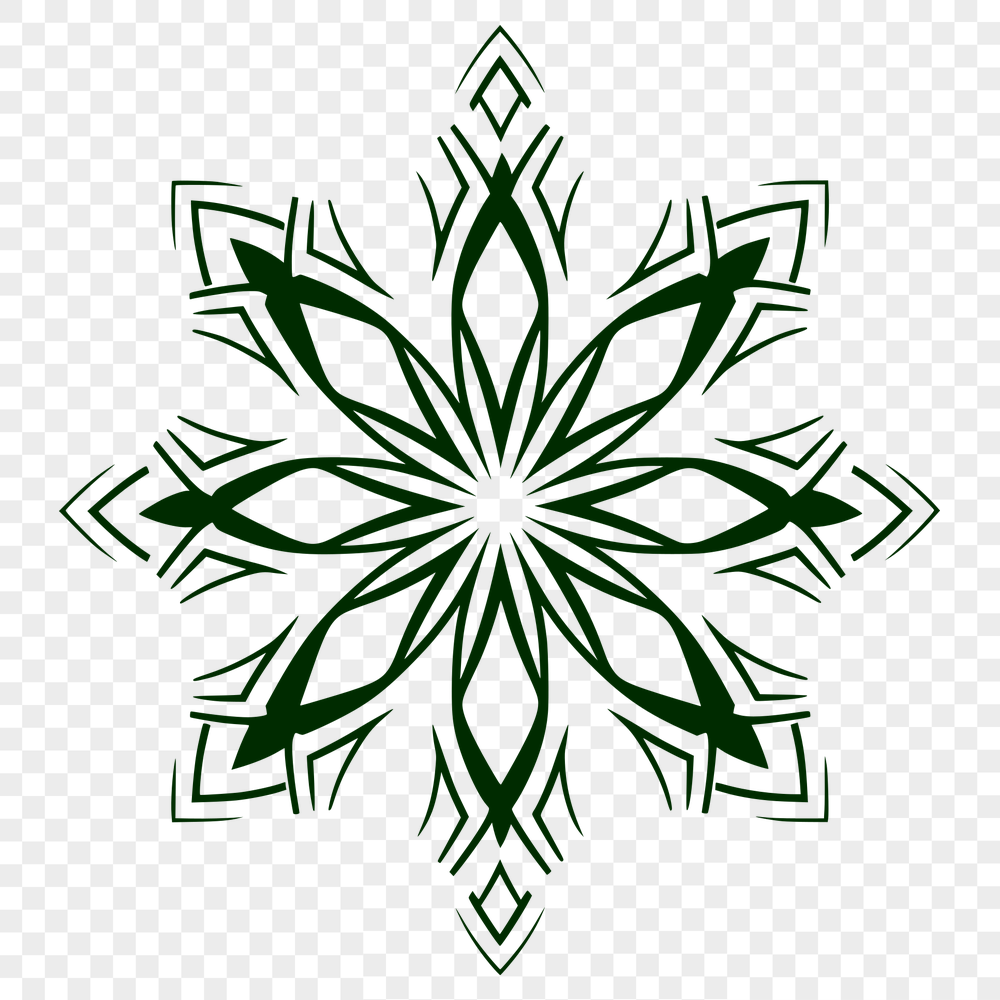 Free Unique Snowflake Illustration