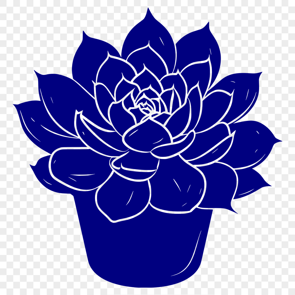 Artistic Plant - Laser Engraver PNG