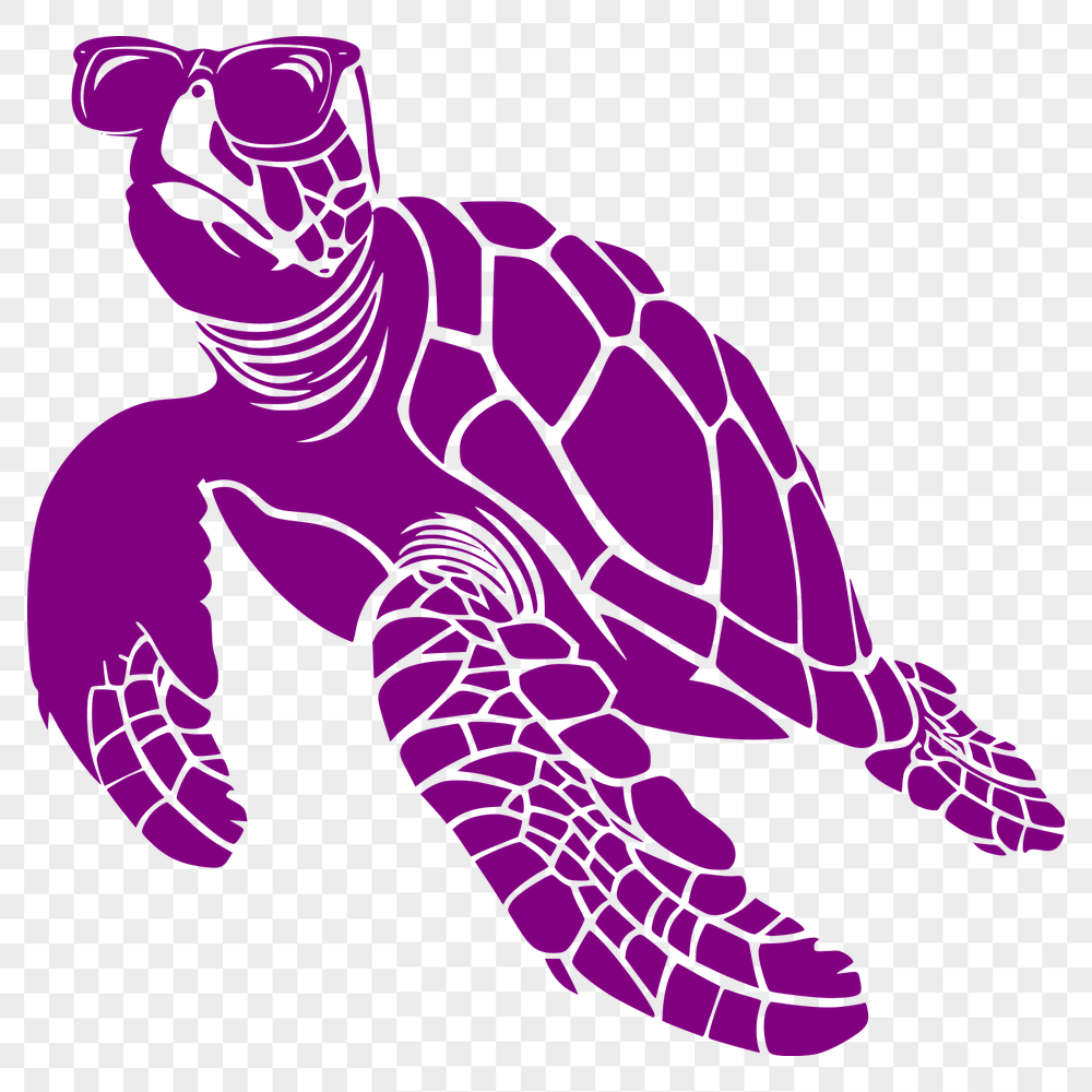 Free Artistic Sea Turtle Printable Artwork