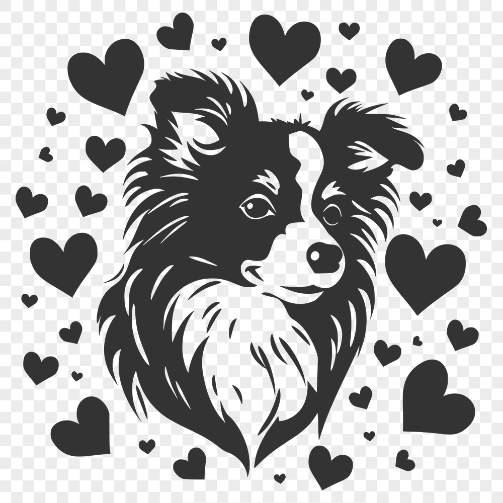 Stunning Shetland Sheepdog Printable Image