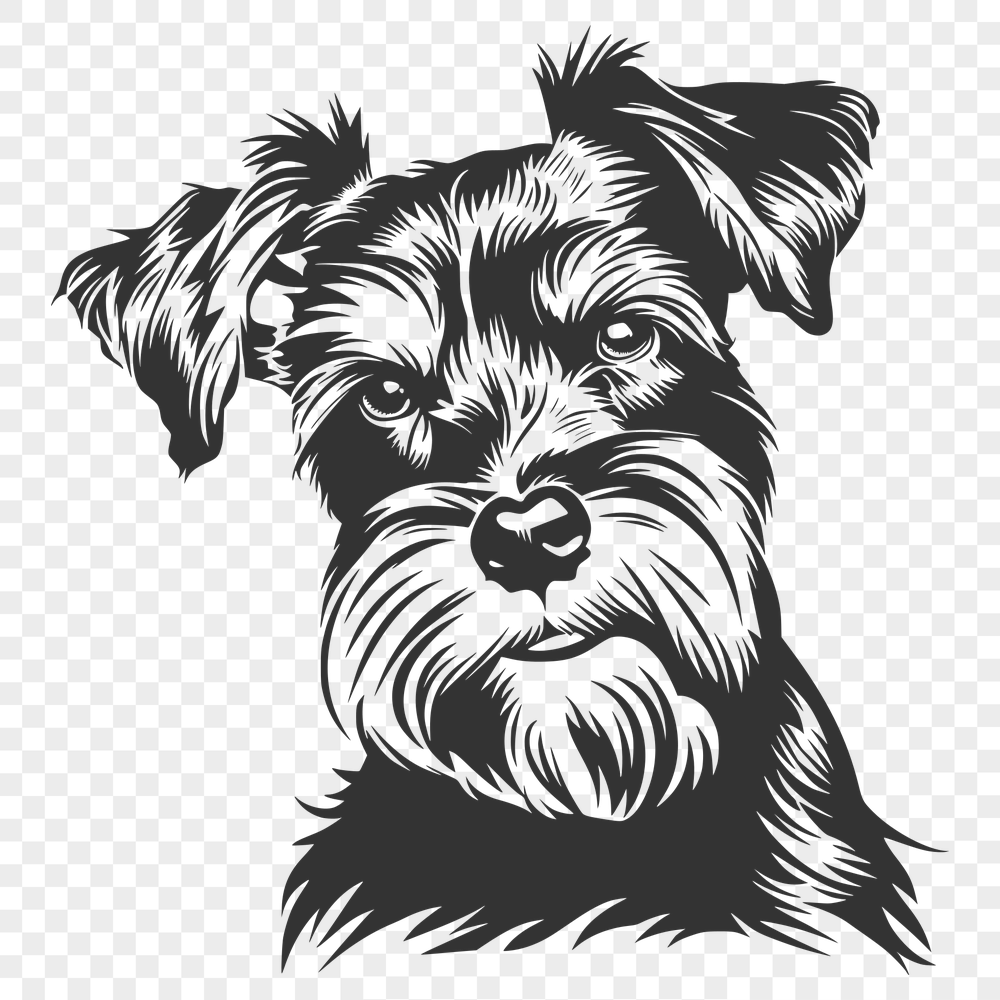 Stunning Dog - Laser Engraver PNG