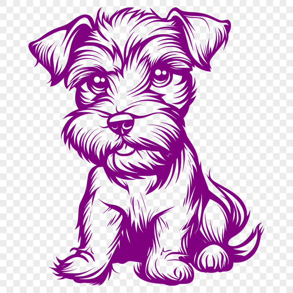 Free Unique Miniature Schnauzer Printable Artwork