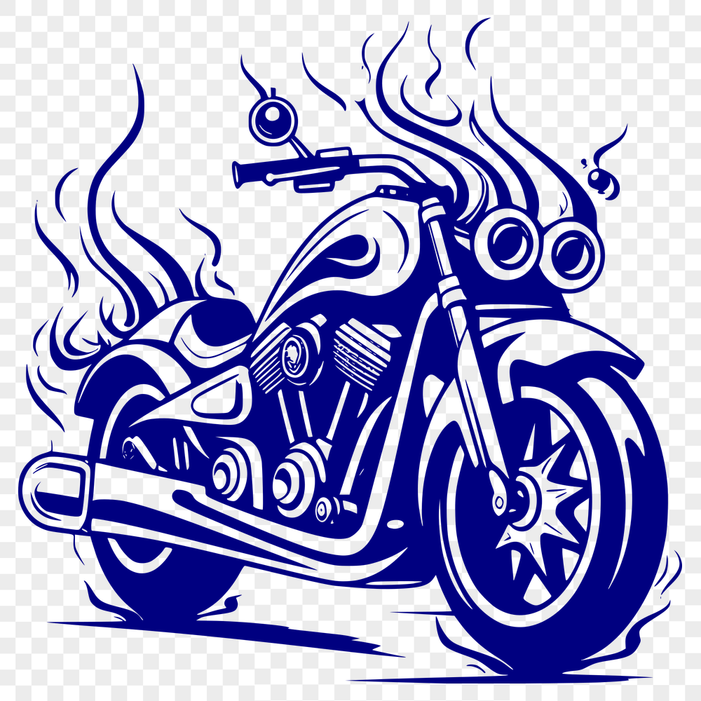 Free Creative Motorbike Image