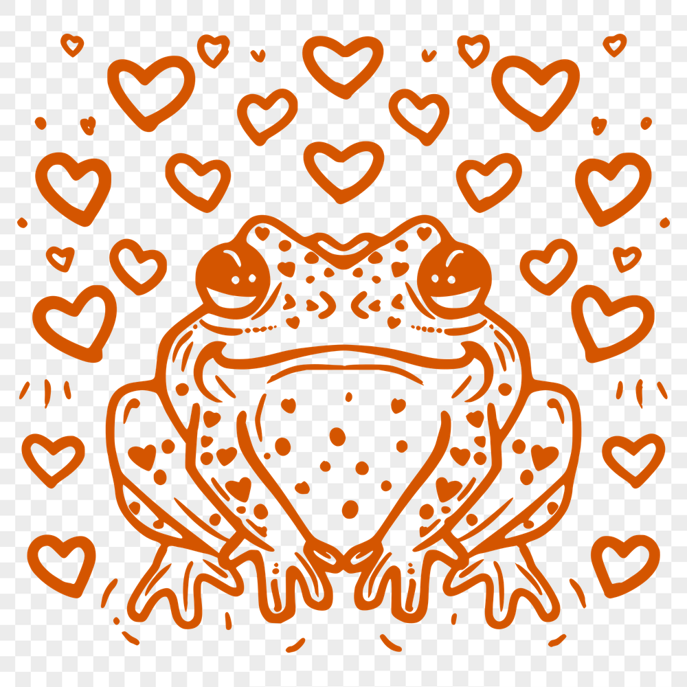 Beautiful Toad Clipart