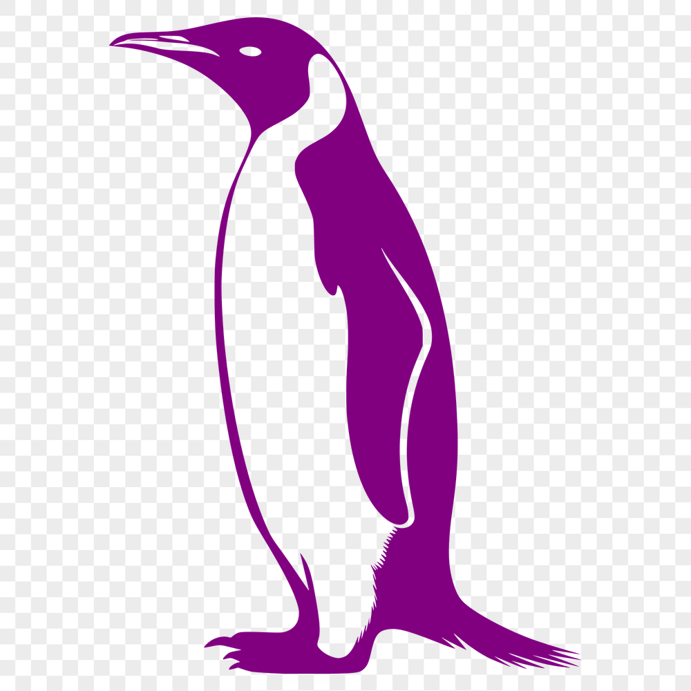 Artistic Penguin Printable Image