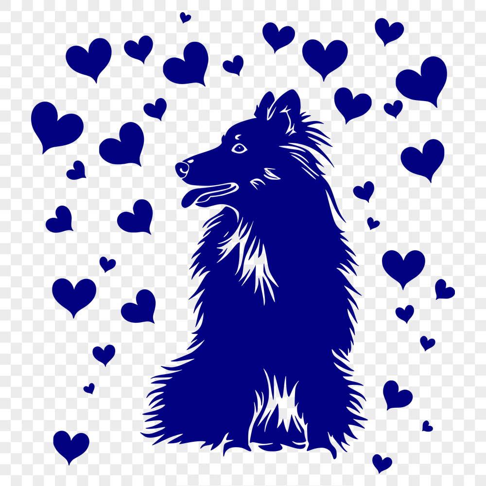 Free Sitting Shetland Sheepdog PNG