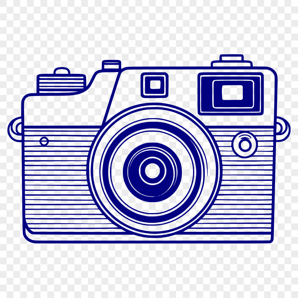 Free Beautiful Camera Vector Drawing