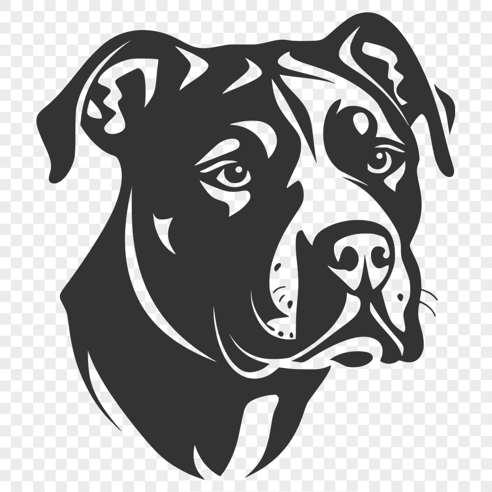 Artistic Pitbull Design