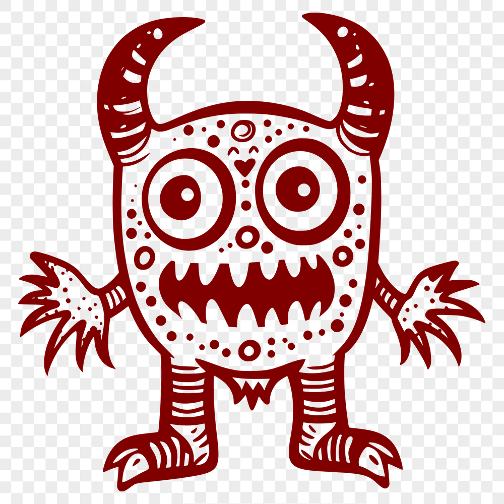 Monster Vector Art In PNG & SVG - Free Digital Download