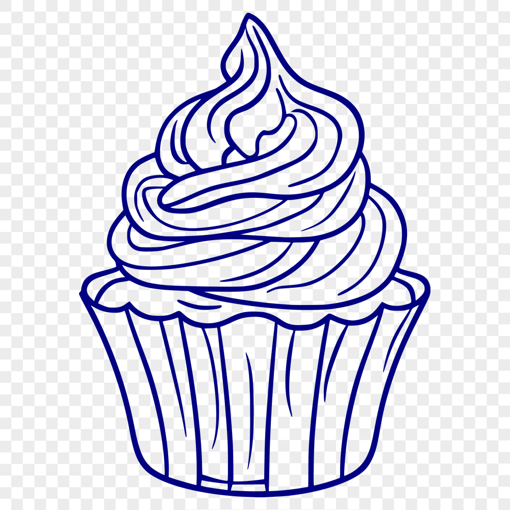 Free Free Cupcake Vector Illustration